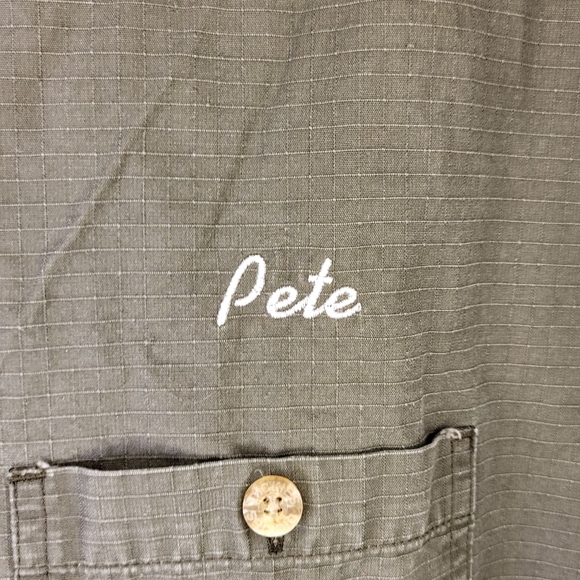 Dickies Pete the Paper Guy Work Shirt size XLarge International Paper - Picture 3 of 7